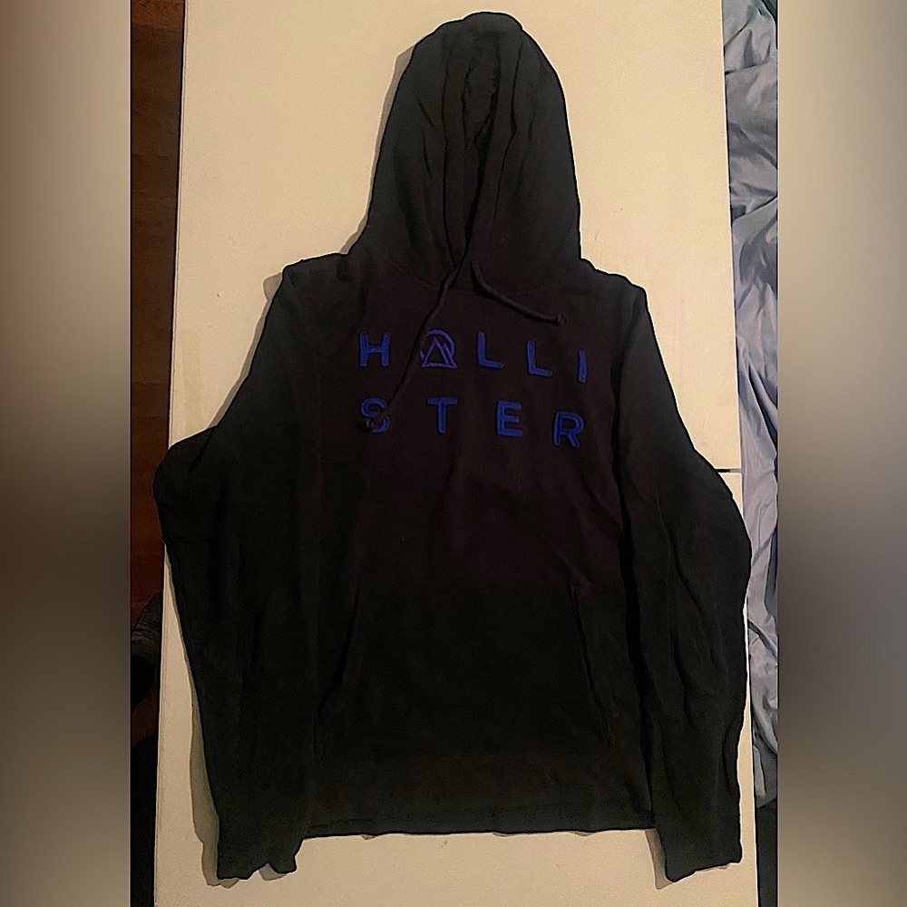 Hollister Black Hoodie Size XL